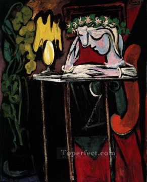 パブロ・ピカソ Painting - マリー・テレーズ・ウォルターを書く女性 1934 年キュビスト パブロ・ピカソ